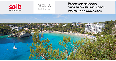 Nou procés de selecció del SOIB per a Meliá Hotels International a Menorca