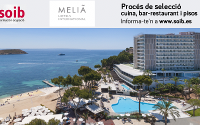 Nuevo proceso de selección del SOIB para Meliá Hotels International en Mallorca
