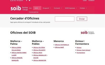 Consell de Govern: Autorizado el gasto de 736.303 € para ejecutar las obras de acondicionamiento de la nueva oficina del SOIB en Eivissa Vila