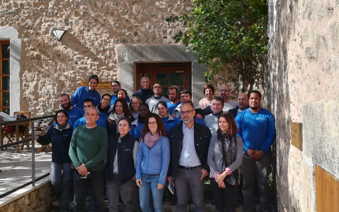 20 alumnos trabajadores de los proyectos agroforestales “S’Hortet de Son Amer” y de “Sa tanca de Son Amer” se han beneficiado de los programas del SOIB