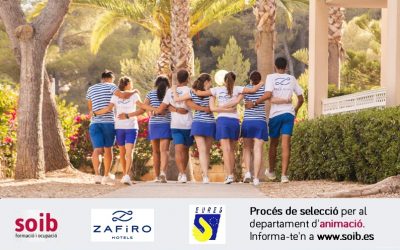 Procés de selecció de 25 llocs de feina per al departament d’animació de Zafiro Hotels a Mallorca i Menorca