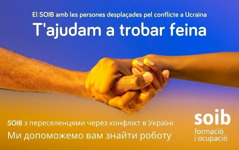 Les persones desplaçades d’Ucraïna es poden inscriure en el SOIB sense haver de demanar cita prèvia