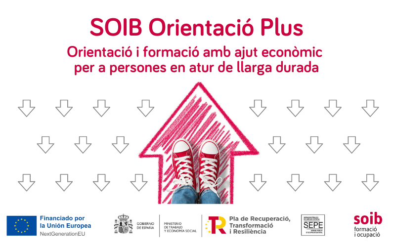 Información e inscripción al programa SOIB Orientación Plus 2022-2023 para personas en desempleo de larga duración