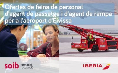 Iberia ofereix 120 llocs de feina de diferents perfils professionals per a l’aeroport d’Eivissa