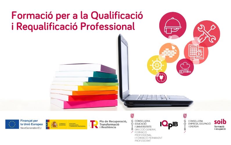 Vols qualificar-te o requalificar-te en sectors estratègics? T’oferim cursos en el marc del Pla de Recuperació, Transformació i Resiliència (Unió Europea-Next Generation EU)