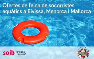 L’empresa Salvament Aquàtic ofereix 500 llocs de feina de socorrista aquàtic a Eivissa, Menorca i Mallorca