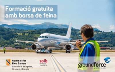 Groundforce ofereix formació gratuïta amb borsa de treball de diferents perfils de feina per als aeroports de Palma i Eivissa