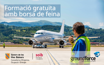 Groundforce ofereix formació gratuïta amb borsa de treball de diferents perfils de feina per a l’Aeroport de Palma