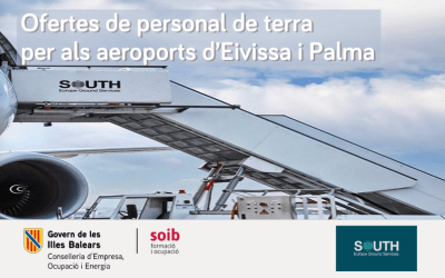 South Europe Ground Services ofrece 40 puestos de trabajo de diferentes perfiles profesionales para el aeropuerto de Ibiza y 30 de agente de rampa para el aeropuerto de Palma