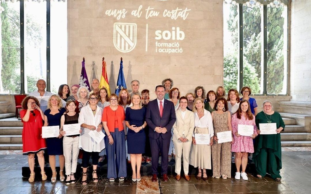 El Govern conmemora el 25 aniversario del SOIB distinguiendo a los primeros funcionarios del Servicio Público de Empleo de las Illes Balears