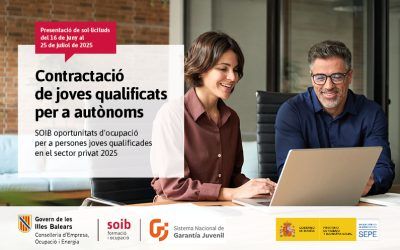 Atenció, autònoms! Obert el termini de sol·licituds de subvencions per contractar joves qualificats