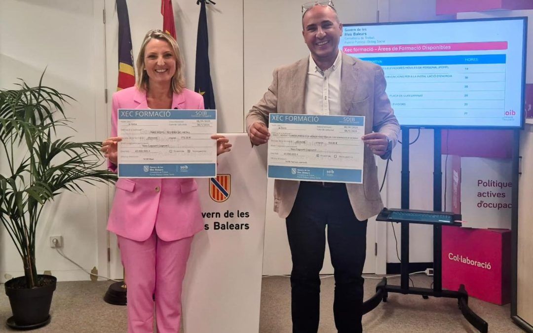 El Govern impulsa el «Xec formació», un programa pilot d’1 milió d’euros amb cursos gratuïts per a sectors estratègics