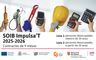 Información y ofertas del programa de fomento del empleo SOIB Impulsa’T 2025-2026