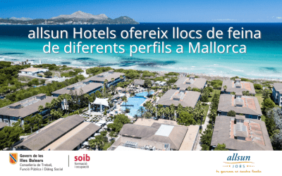 allsun Hotels ofereix llocs de feina de diferents perfils professionals a Mallorca