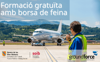 Groundforce ofereix formació gratuïta amb borsa de treball de diferents perfils de feina per a l’Aeroport de Palma