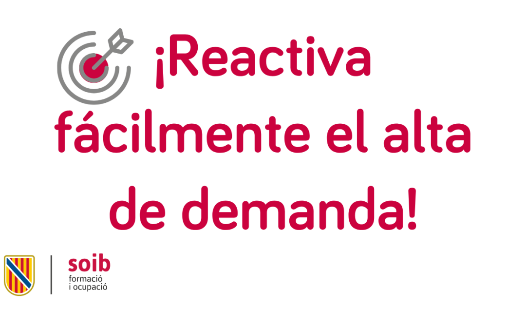 Reactivación del alta de demanda